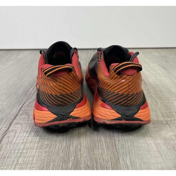 Hoka Evo Mafate 2 Womens Size 9 Red Black Athletic Trail Running Shoes Sneaker B - Picture 5 of 12